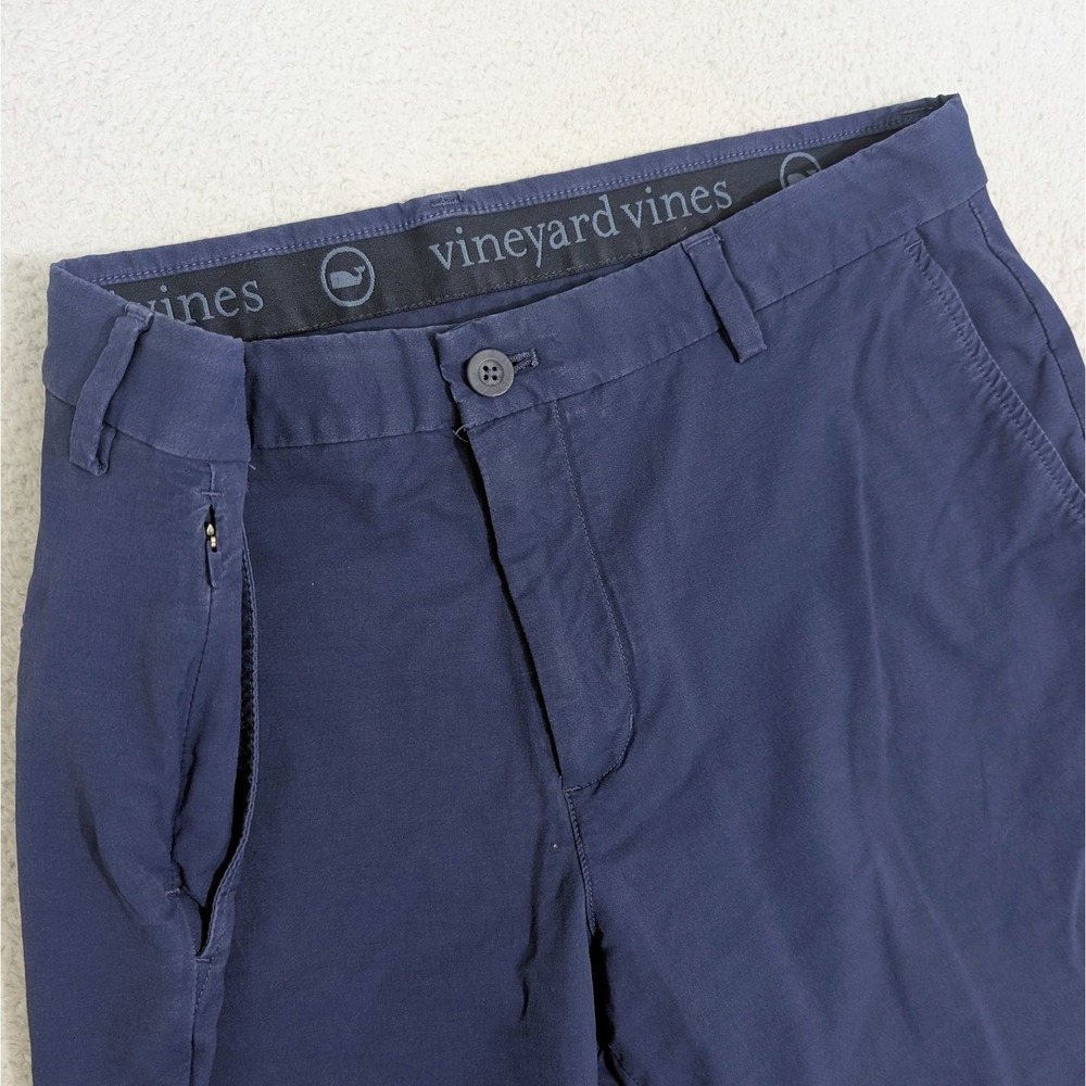 Vineyard Vines Men's Blue 35x32 ON-The-Go pants Martha's Vineyard Nylon Stretch